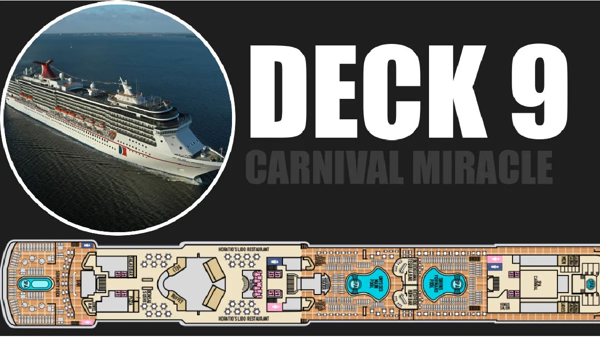 Carnival Miracle Deck Plan