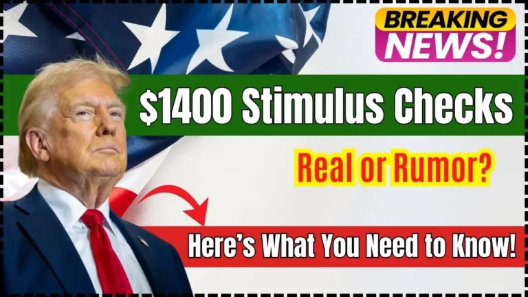 $1400 Stimulus Check April 2025: Real or Rumor?