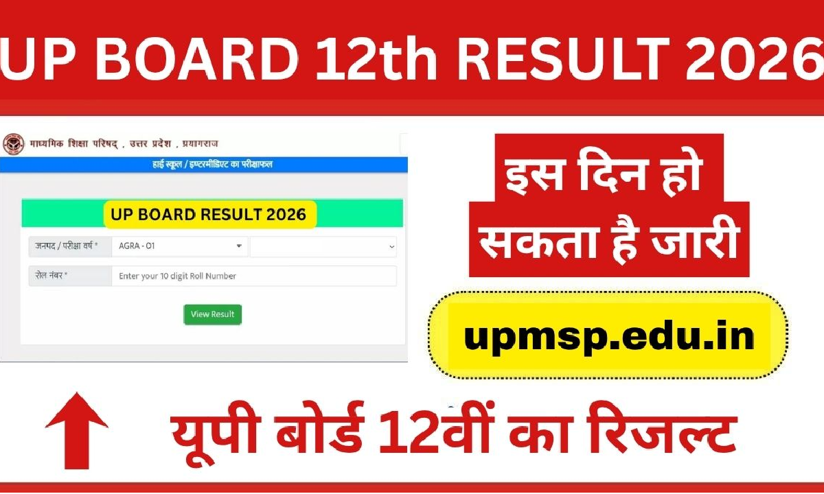 यूपी बोर्ड 10वीं और 12वीं का रिजल्ट 2026: 12 UP board result date | तारीख, समय और ऑनलाइन चेक करने की पूरी जानकारी