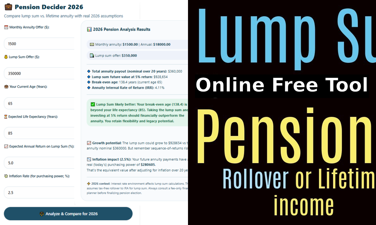 Annuity payout calculator
