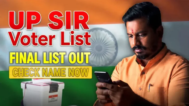 UP SIR Final Voter List 2026 Released – Check Your Name Online Now
