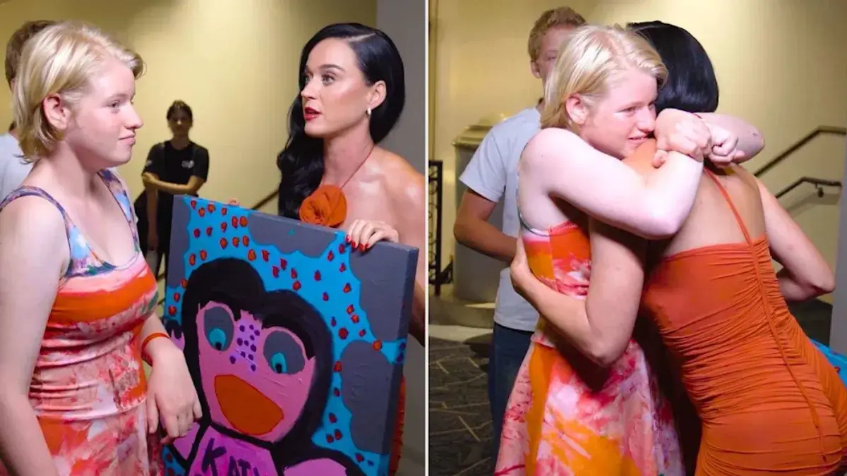 Katy Perry Fan Gifts Singer Handmade Artwork in Heartwarming Moment
