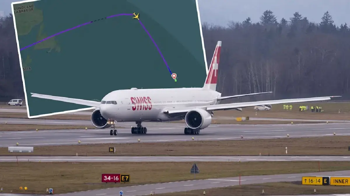swiss flight lx9 emergency diversion
