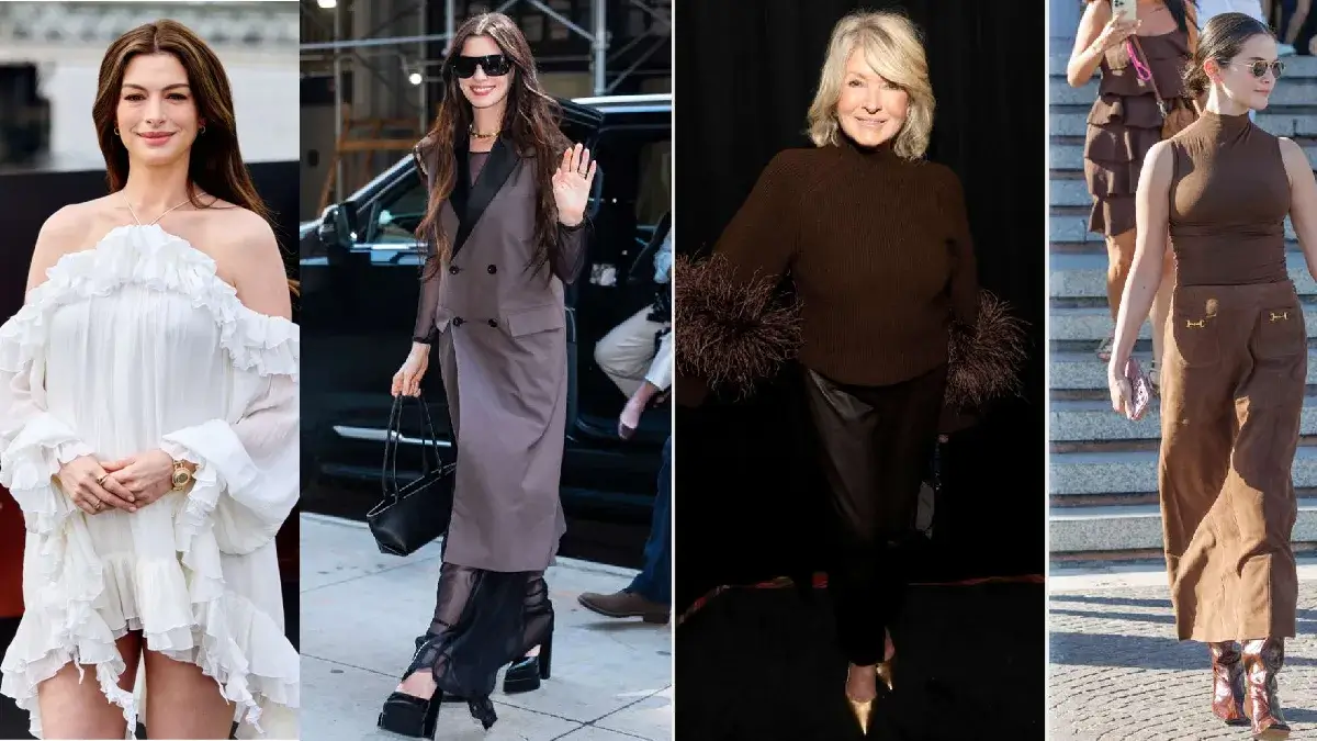 Chocolate Brown Is Fall 2026's Trending Color - Stylish Pieces Inspired by Anne Hathaway and Martha Stewart