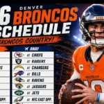 Denver Broncos Schedule 2026: Full NFL Schedule, Dates, Times & Opponents