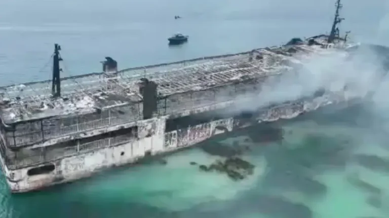 Philippines Ferry Fire: 5 Dead, 87 Missing After MV June Aster Burns Near Coron