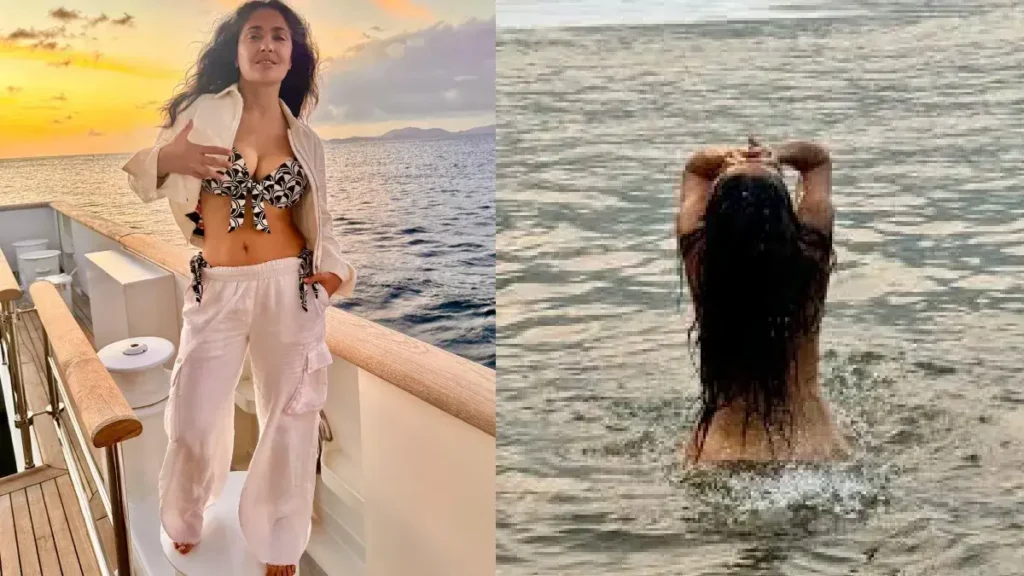Salma Hayek Celebrates 60th Birthday With Bold Ocean Photos: "60 and Grateful" Salma Hayek Celebrates 60th Birthday With Bold Ocean Photos 60 and Grateful
