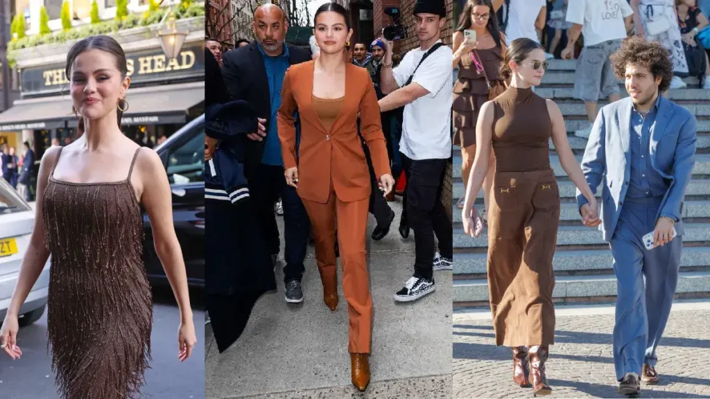 Selena Gomez's End-of-Summer Outfit Included All-Brown Takes on Classic Fall Fashion Selena Gomez's End-of-Summer Outfit Included All-Brown Takes on Classic Fall Fashion