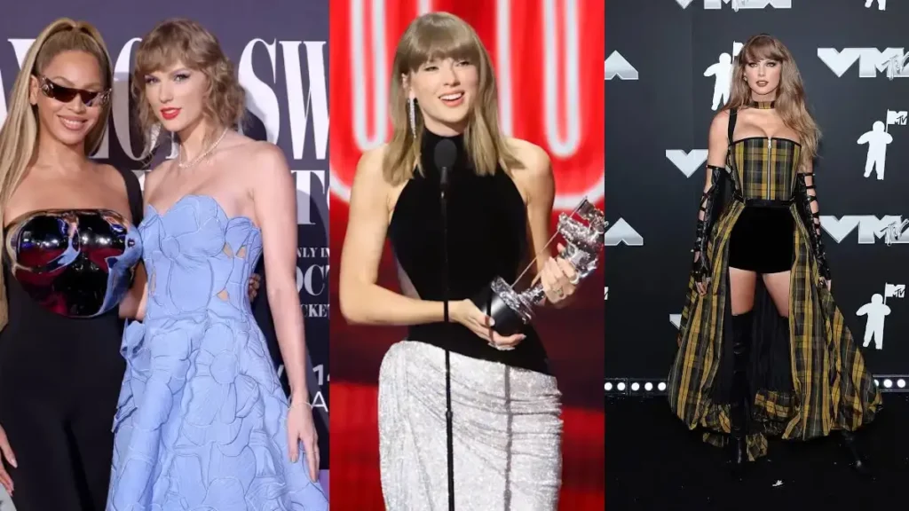 Taylor Swift broke Beyoncé's VMAs record, bringing home 3 new awards
