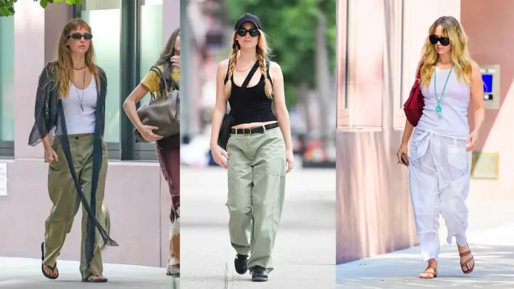 Jennifer Lawrence Wears Cargo Pants for Fall 2026 — Shop Similar Styles from $23