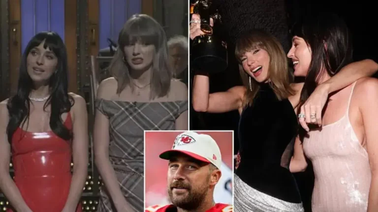 Taylor Swift Surprises Dakota Johnson During SNL Monologue as Actress Jokes About Her Exes